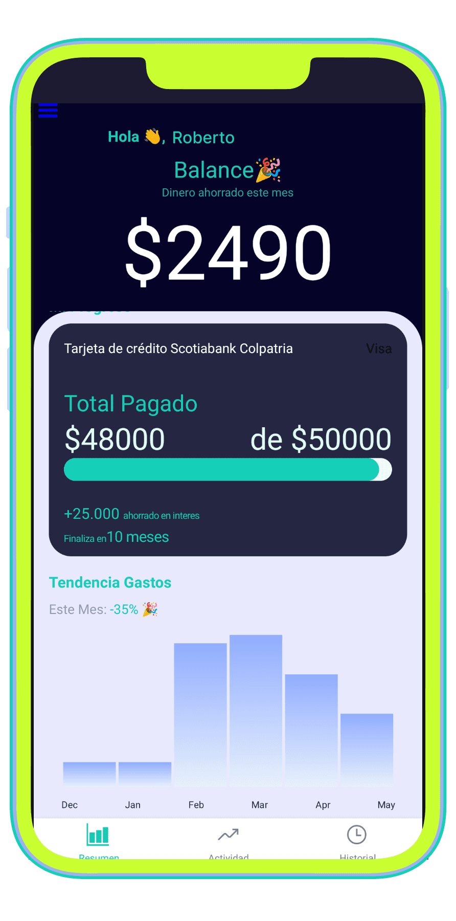 Undebtme App